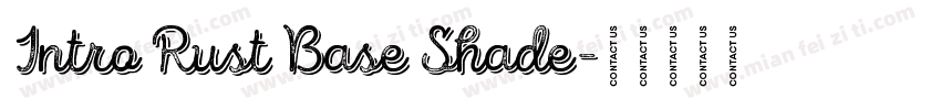 Intro Rust Base Shade字体转换
